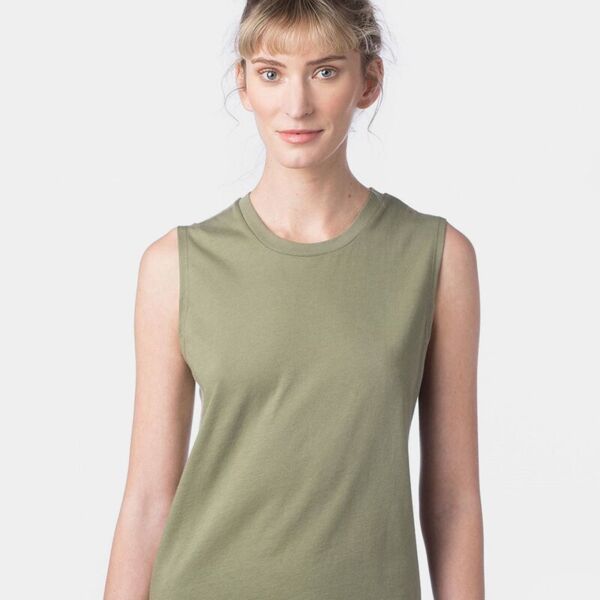 Women's Cotton Jersey Go-To Crop Muscle Tank Thumbnail