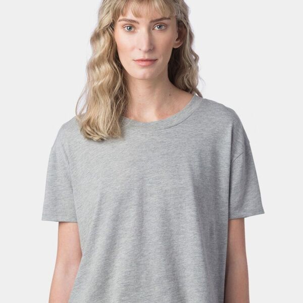Women's Cotton Jersey CVC Go-To Headliner Crop Tee Thumbnail