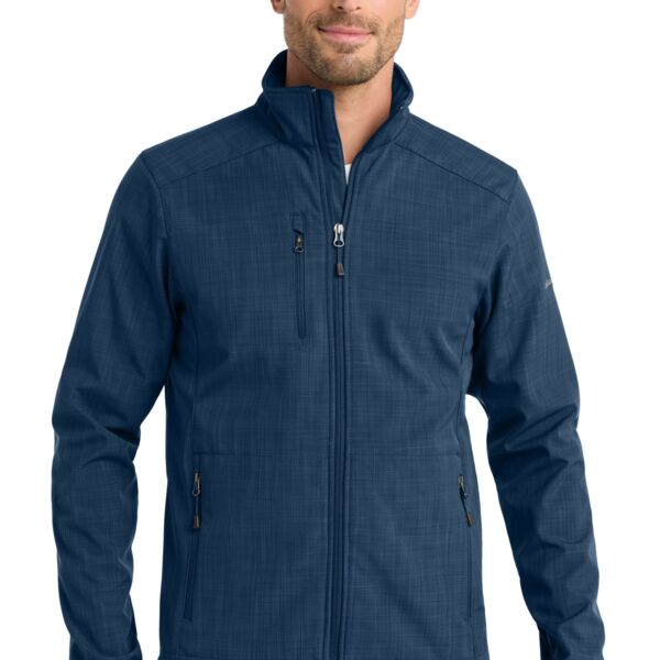 Shaded Crosshatch Soft Shell Jacket Thumbnail