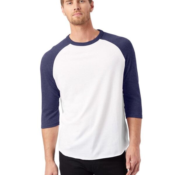 Vintage Jersey Baseball Three-Quarter Sleeve Tee Thumbnail