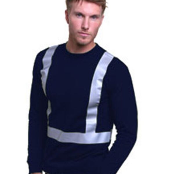 Men's USA-Made Hi-Visibility Long Sleeve T-Shirt Thumbnail