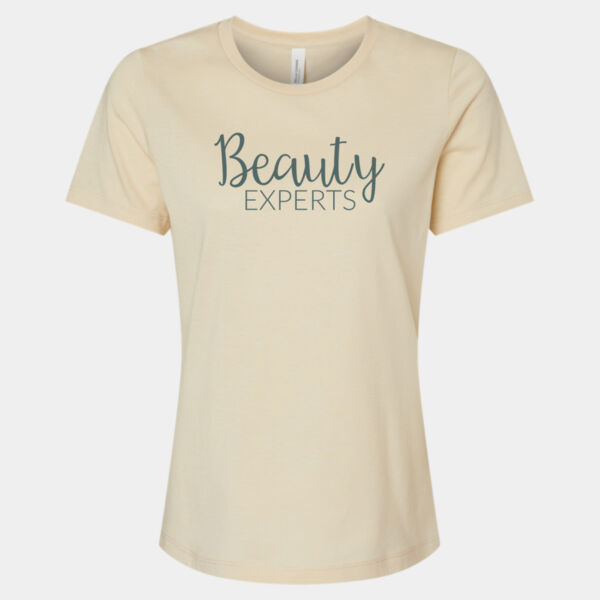 Beauty Experts - Women’s Relaxed Fit Heather CVC Tee Thumbnail