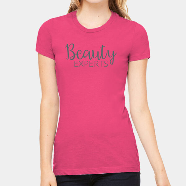 Beauty Experts - Women’s Relaxed Fit Heather CVC Tee Thumbnail